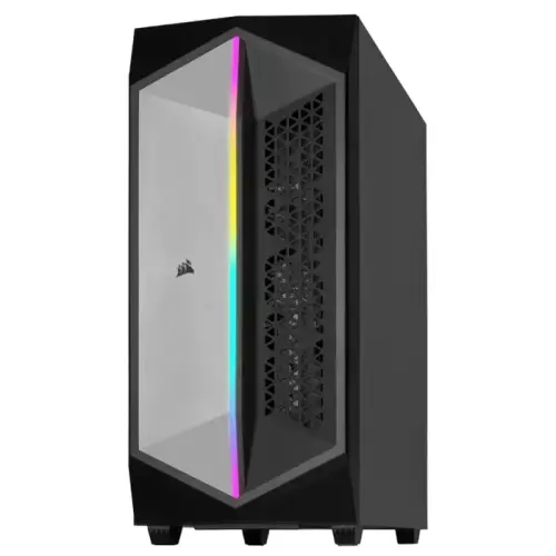 Corsair 470T RGB CC-9011215-WW USB 3.0 Temperli Cam Siyah E-ATX Mid-Tower Gaming (Oyuncu) Kasa