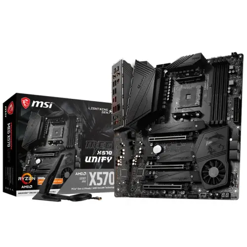 MSI MEG X570 UNIFY AMD X570 Soket AM4 DDR4 5000(OC)MHz ATX Gaming (Oyuncu) Anakart