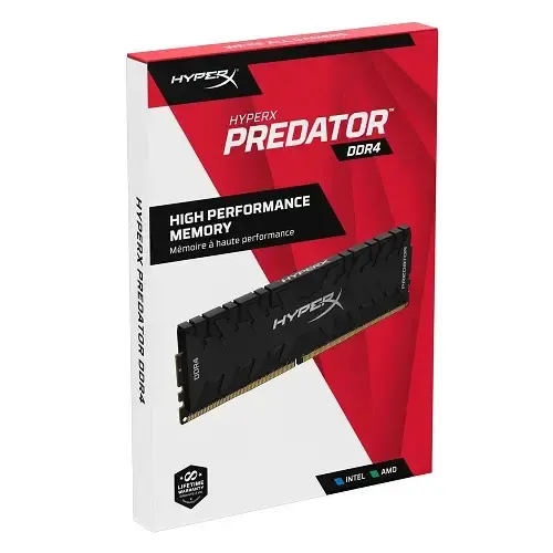 HyperX Predator RGB HX430C15PB3A/8 8GB (1x8GB) DDR4 3000MHz CL15 Siyah Gaming Ram (Bellek)