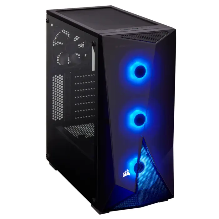Corsair Carbide Spec-Delta RGB CC-9011166-WW CV550 CC-9020131-EU 550W 80 Plus Bronze USB 3.0 Temperli Cam ATX Mid-Tower Gaming (Oyuncu) Kasa