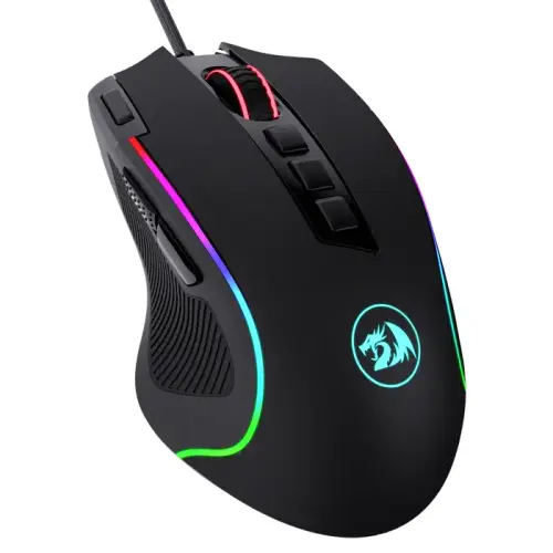 Redragon M612-R Predator 4.000 DPI (Yazılım ile 8.000DPI) 11 Tuş RGB Optik Kablolu Gaming (Oyuncu) Mouse