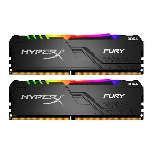 HyperX Fury RGB HX436C18FB3AK2/64 64GB (2x32GB) DDR4 3600MHz CL18 Gaming Ram (Bellek)