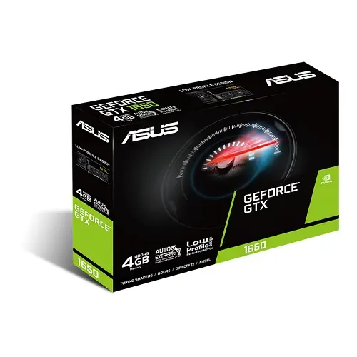 Asus GeForce GTX 1650 Low Profile GTX1650-4G-LP-BRK 4GB GDDR5 128Bit DX12 Gaming (Oyuncu) Ekran Kartı