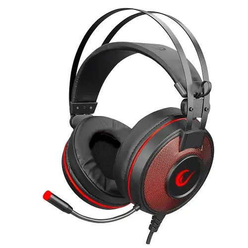 Rampage SN-RW66 ALPHA-X Kırmızı 7.1 Surround Kablolu Gaming (Oyuncu) Kulaklık