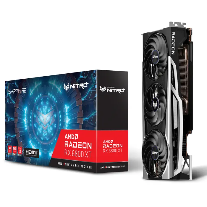 Sapphire Nitro+ AMD Radeon RX 6800 XT 11304-02-20G 16GB GDDR6 256Bit DX12 Gaming (Oyuncu) Ekran Kartı