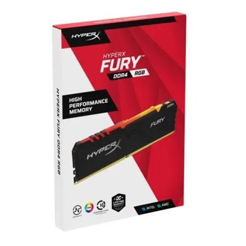 HyperX Fury RGB HX430C16FB3A/32 32GB (1x32GB) DDR4 3000MHz CL16 Gaming Ram (Bellek)