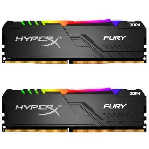HyperX Fury RGB HX432C16FB3AK2/32 32GB (2x16GB) DDR4 3200MHz CL16 Gaming Ram (Bellek)