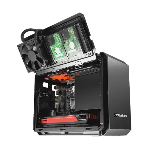 Cougar QBX CGR-8M02B USB 3.0 Mini-ITX Gaming (Oyuncu) Kasa
