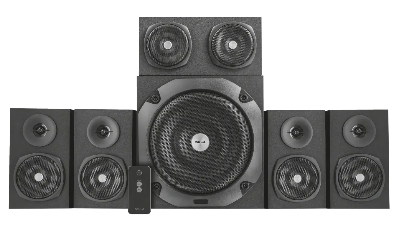 Trust Vigor 22236 5+1 Surround 150W Uzaktan Kumandalı Siyah Hoparlör