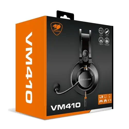Cougar VM410 Classic CGR-P53B-550 Mikrofonlu Siyah Kablolu Gaming (Oyuncu) Kulaklık