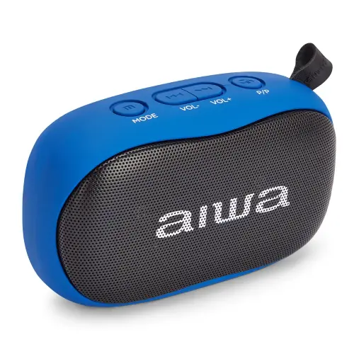 Aiwa BS-110BL Mavi Bluetooth Taşınabilir Hoparlör