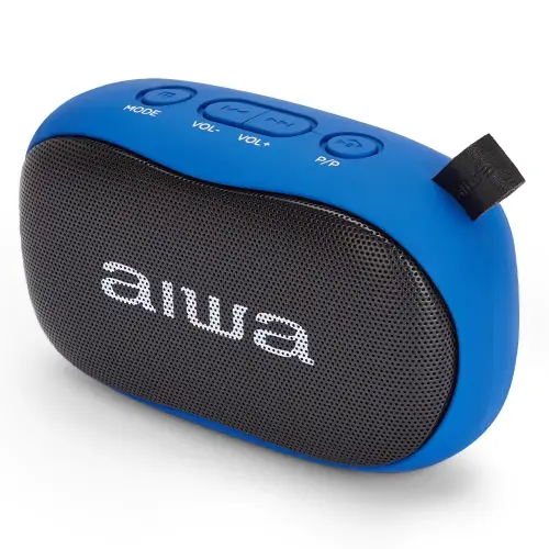 Aiwa BS-110BL Mavi Bluetooth Taşınabilir Hoparlör