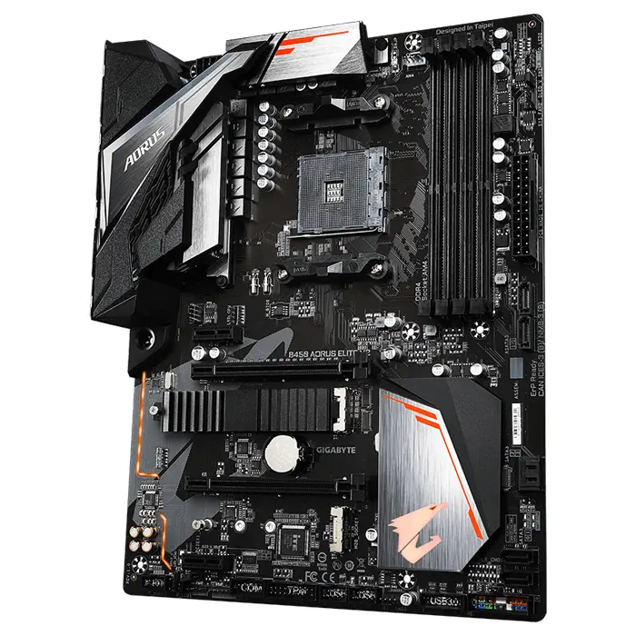 Gigabyte B450 Aorus Elite V2 AMD B450 Soket AM4 DDR4 3600(OC)MHz ATX Gaming (Oyuncu) Anakart