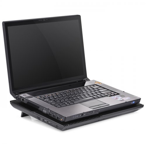 DEEPCOOL Multi Core X8 4x100mm Fan 2 USB Port Alüminyum 17” Siyah Notebook Soğutucu