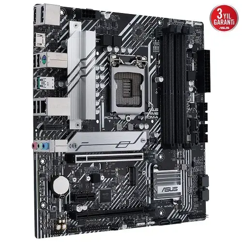 ASUS Prime B560M-A Intel B560 Soket 1200 DDR4 5000(OC)MHz mATX Gaming (Oyuncu) Anakart