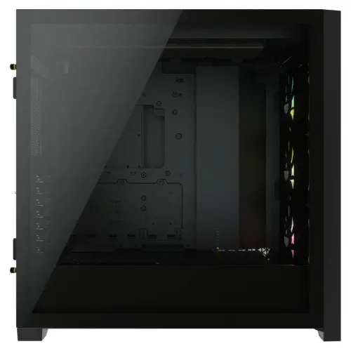 Corsair iCUE 4000X RGB CC-9020133-EU CX750F RGB 750W 80 Plus Bronze USB 3.1 Temperli Cam Siyah E-ATX Mid-Tower Gaming (Oyuncu) Kasa