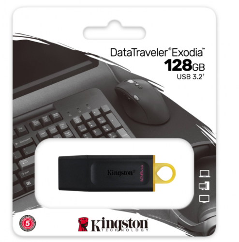 Kingston Data Traveler Exodia DTX/128GB 128GB USB 3.2 Gen 1 Flash Bellek