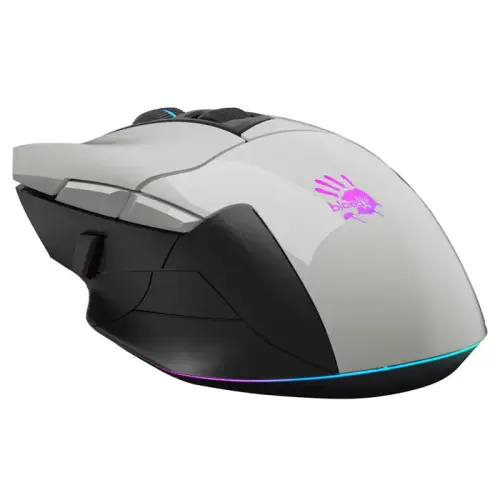 Bloody W70 Max 10.000 CPI 8 Tuş Optik RGB Beyaz Kablolu Gaming (Oyuncu) Mouse