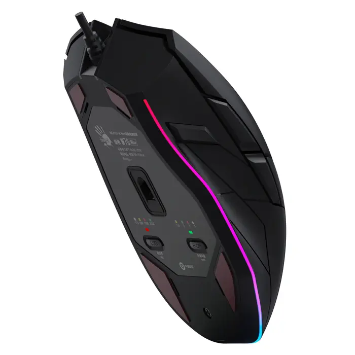 Bloody W70 Max 10.000 CPI 8 Tuş Optik RGB Siyah Kablolu Gaming (Oyuncu) Mouse