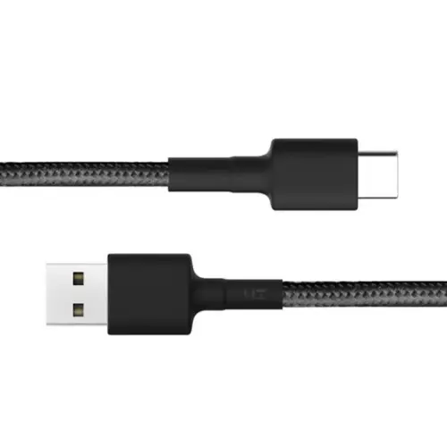 Xiaomi Type-C Örgülü 100cm Siyah Şarj Kablosu 