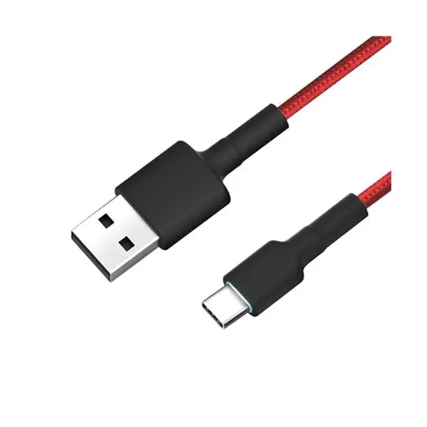 Xiaomi Type-C Örgülü 100cm Kırmızı Şarj Kablosu  