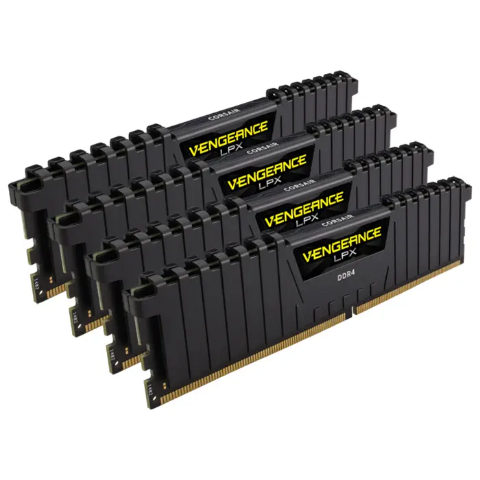 Corsair Vengeance LPX CMK32GX4M4D3600C16 32GB (4x8GB) DDR4 3600MHz CL16 Siyah Gaming Ram (Bellek)