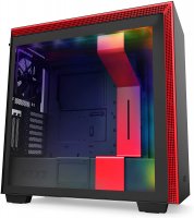 NZXT H710i CA-H710i-BR Temperli Cam USB Type-C Mat Siyah/Kırmızı E-ATX Mid-Tower Gaming (Oyuncu) Kasa