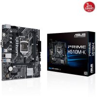 Asus Prime H510M-K Intel H510 Soket 1200 DDR4 3200(OC)MHz mATX Gaming (Oyuncu) Anakart