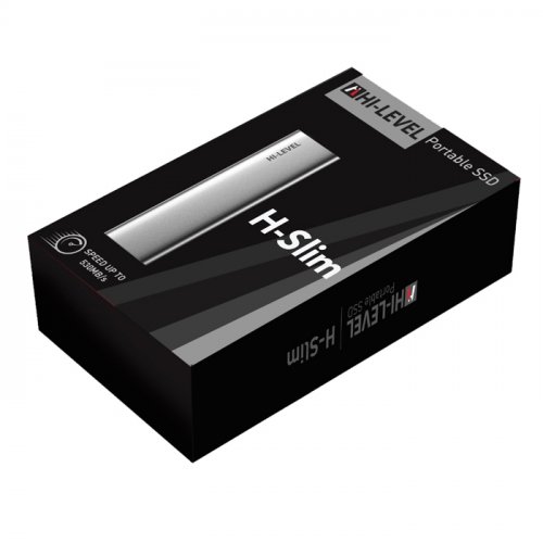 Hi-Level H-Slim HLV-HSLIM/256 256GB 530MB/s USB 3.2 Gen2 Type-C Taşınabilir SSD