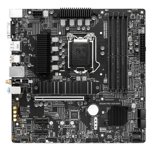 MSI B560M PRO-VDH WIFI Intel B560 Soket 1200 DDR4 5066(OC)MHz mATX Gaming (Oyuncu) Anakart