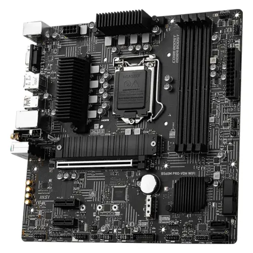 MSI B560M PRO-VDH WIFI Intel B560 Soket 1200 DDR4 5066(OC)MHz mATX Gaming (Oyuncu) Anakart