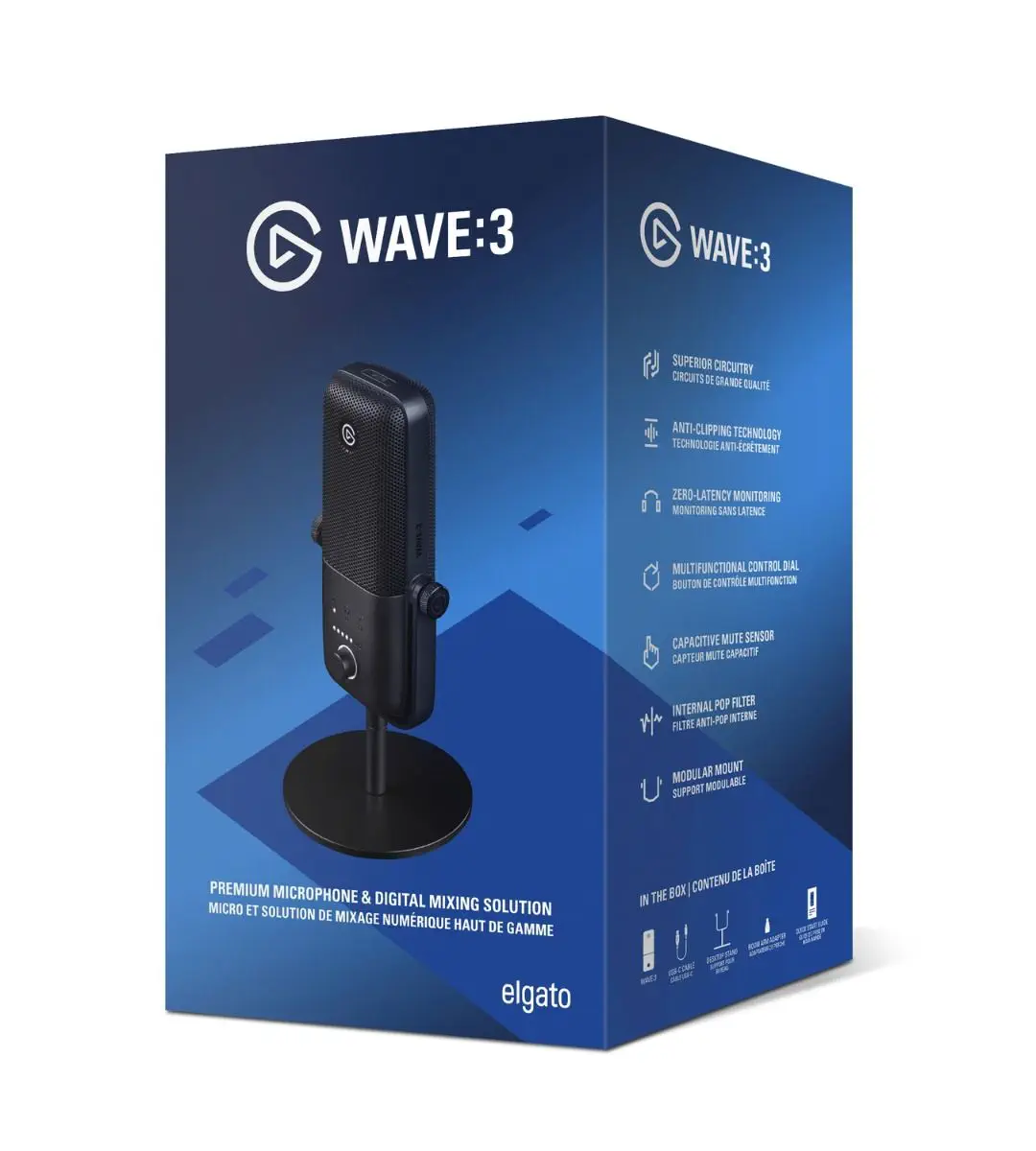 Elgato Wave 3 10MAB9901 Profesyonel Oyun ve Yayıncı Mikrofonu