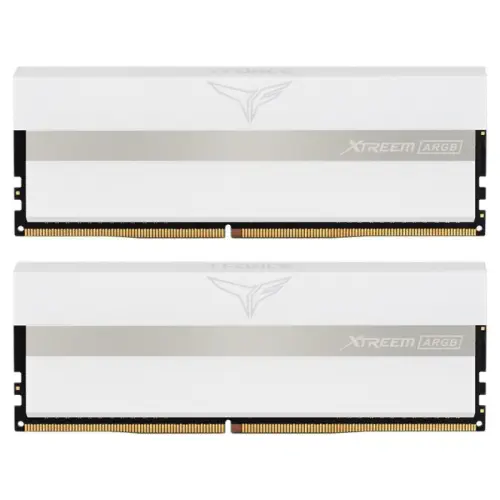 Team T-Force Xtreem ARGB White 16GB (2x8GB) 4000MHz CL18 DDR4 Gaming Ram (TF13D416G4000HC18JDC01)
