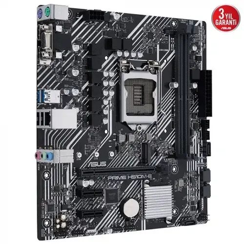 Asus Prime H510M-E Intel H510 Soket 1200 DDR4 3200(OC)MHz mATX Gaming (Oyuncu) Anakart