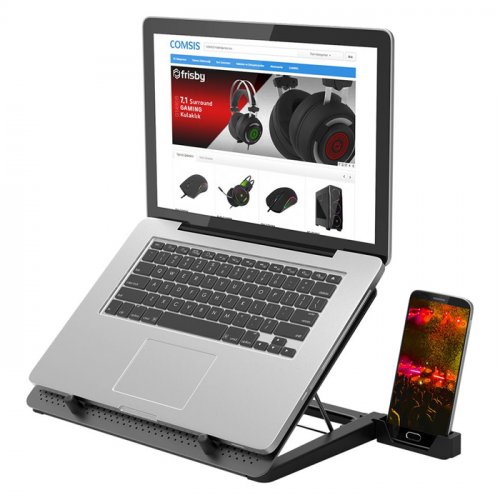 Frisby FNC-5240ST 5xFan USB Alüminyum 17” Siyah Notebook Soğutucu
