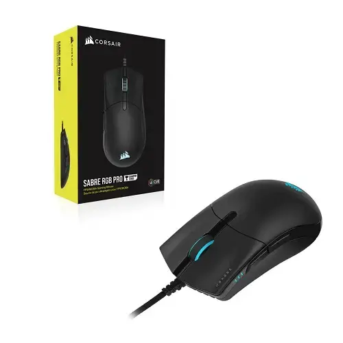Corsair Sabre RGB Pro Champion Series CH-9303111-EU 18000 DPI 6 Tuş Optik RGB Kablolu Gaming Mouse