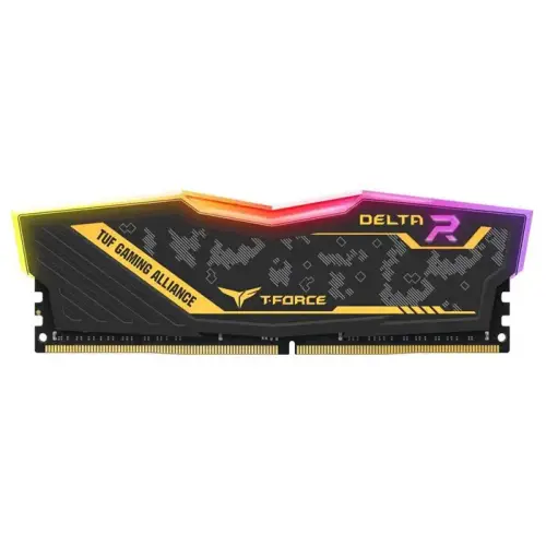 Team T-Force Delta TUF Gaming Alliance RGB TF9D48G3200HC16C01 8GB (1x8GB) DDR4 3200MHz CL16 Gaming (Oyuncu) Ram