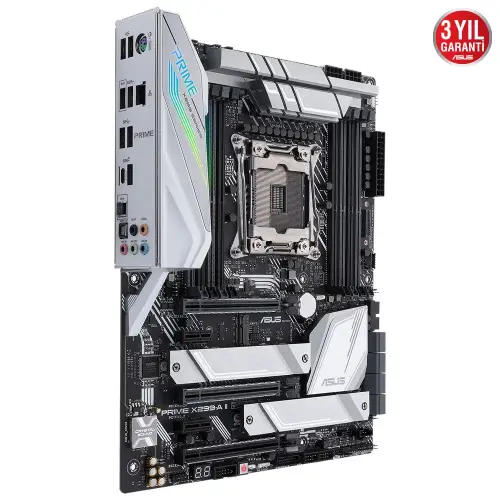 Asus Prime X299-A II Intel X299 Soket 2066 DDR4 4266(OC)MHz ATX Gaming (Oyuncu) Anakart