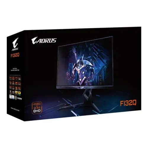 Gigabyte Aorus FI32Q 31.5” 1ms 165Hz Adaptive-Sync IPS QHD Gaming (Oyuncu) Monitör