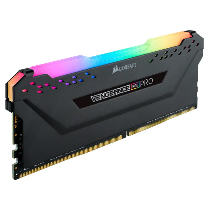 Corsair Vengeance RGB Pro CMW32GX4M2G4000C18 32GB (2x16GB) DDR4 4000MHz CL18 Siyah Gaming Ram (Bellek)