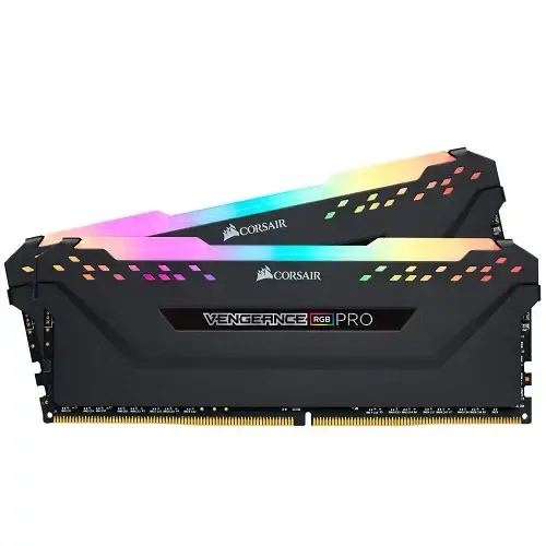 Corsair Vengeance RGB Pro CMW32GX4M2G4000C18 32GB (2x16GB) DDR4 4000MHz CL18 Siyah Gaming Ram (Bellek)