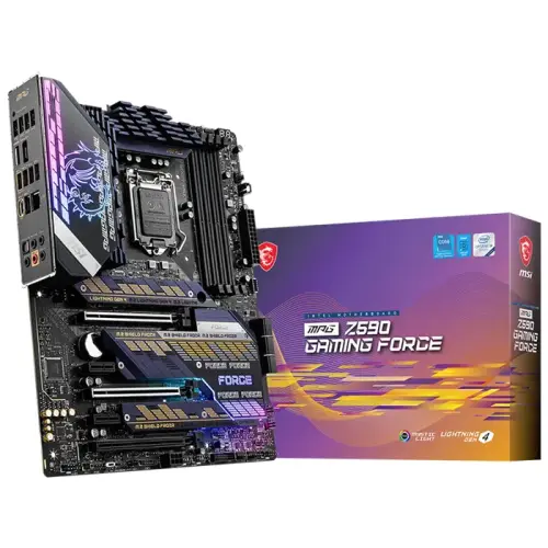 MSI MPG Z590 Gaming Force Intel Z590 Soket 1200 DDR4 5333(OC)MHz ATX Gaming (Oyuncu) Anakart
