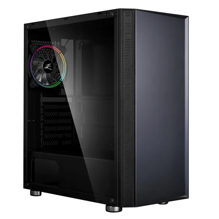 Zalman R2 Black Temperli Cam USB 3.0 Siyah E-ATX Mid-Tower Gaming (Oyuncu) Kasa