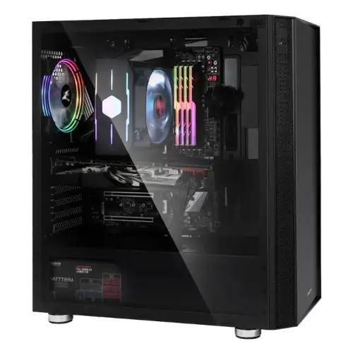 Zalman R2 Black 600W Temperli Cam USB 3.0 Siyah E-ATX Mid-Tower Gaming (Oyuncu) Kasa