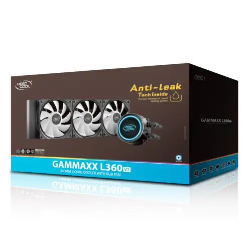 DEEPCOOL Gammaxx L360 V2 RGB 360mm Intel/AMD İşlemci Sıvı Soğutucu
