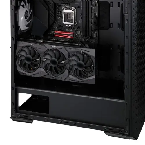 XPG Defender Pro DEFENDER PRO-BKCWW Temperli Cam Mesh ARGB USB 3.0 Siyah E-ATX Mid-Tower Gaming (Oyuncu) Kasa