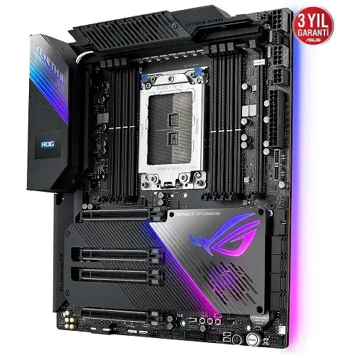 Asus ROG Zenith II Extreme Alpha AMD TRX40 Soket sTRX4 DDR4 4733(OC)MHz E-ATX Gaming (Oyuncu) Anakart