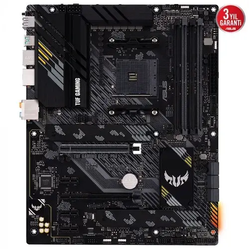 Asus TUF Gaming B550-PRO AMD B550 Soket AM4 DDR4 4600(OC)MHz ATX Gaming (Oyuncu) Anakart