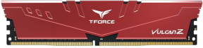 Team T-Force Vulcan Z Red 16GB (1x16GB) 3200MHz CL16 DDR4 Gaming Ram (TLZRD416G3200HC16F01)