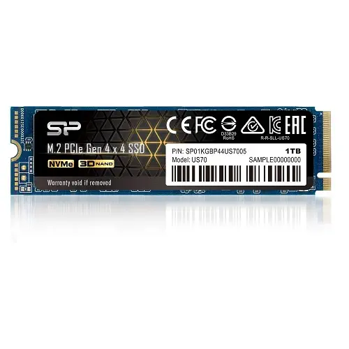 SP Silicon Power US70 SP01KGBP44US7005 1TB 5000MB/s-4000MB/s NVMe PCIe M.2 SSD Disk